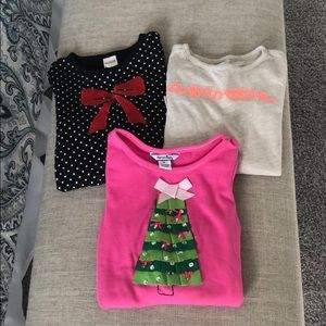 Bundle of girls long sleeve shirts size 5